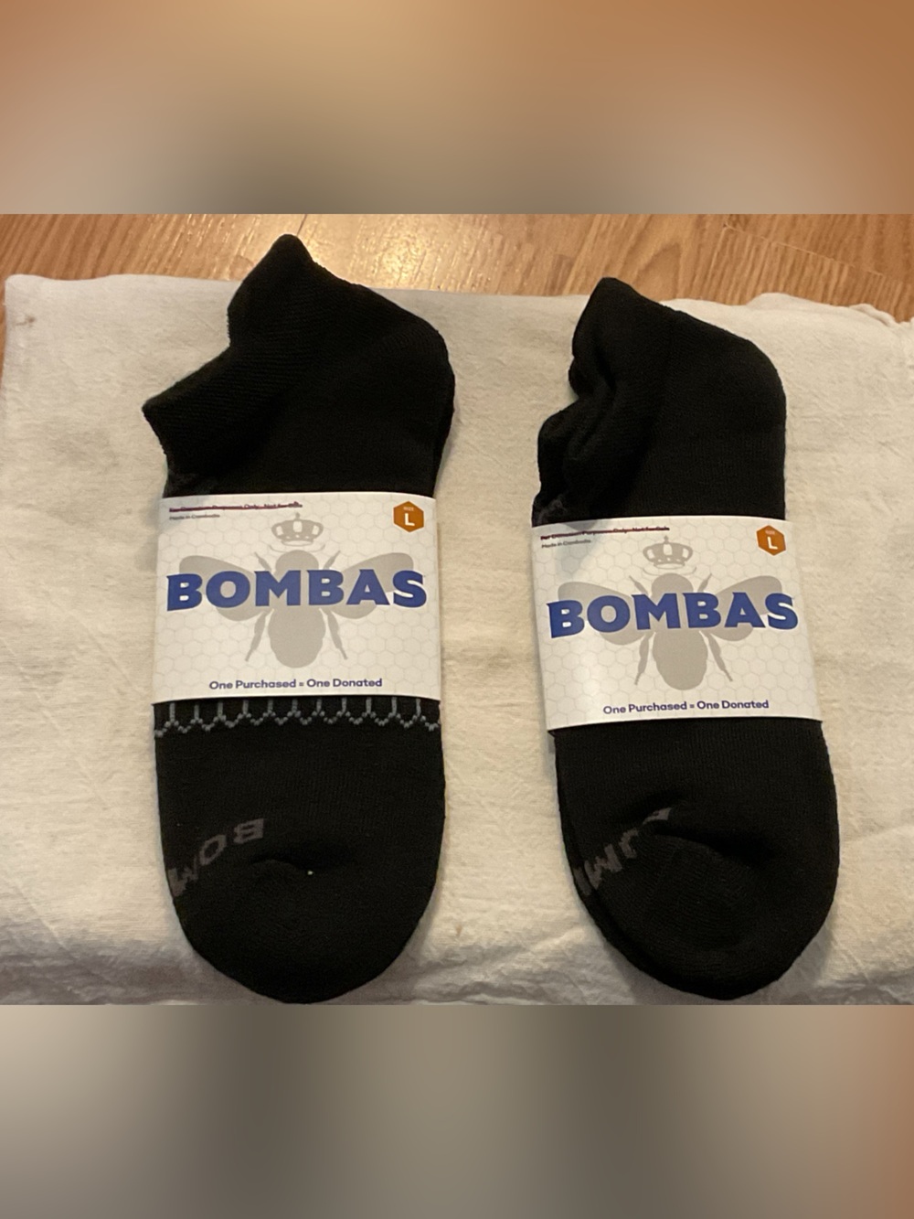 Bombas Men's Low-Cut Black Athletic Socks - 2 Pack Honeycomb Arch Support L.